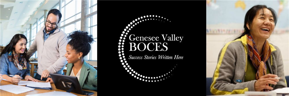 High School equivalency photos and GV BOCES logo